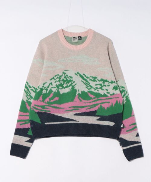 PICTURE ORGANIC CLOTHING（ピクチャーオーガニッククロージング）の「【PICTURE/ピクチャー】WAK KNIT　ニット　セーター　総柄（ニット/セーター・レディース・マルチ・LARGE/MEDIUM/X-LARGE）」の4枚目の写真