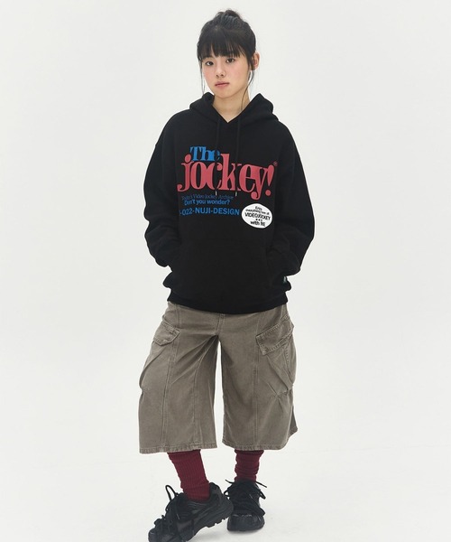 Video Jockey（ビデオジョッキー）の「【UNISEX】VIDEO JOCKEY／VideoMarket フーディー（パーカー・レディース・グレー/クリーム/ブラック・SMALL/MEDIUM）」の14枚目の写真