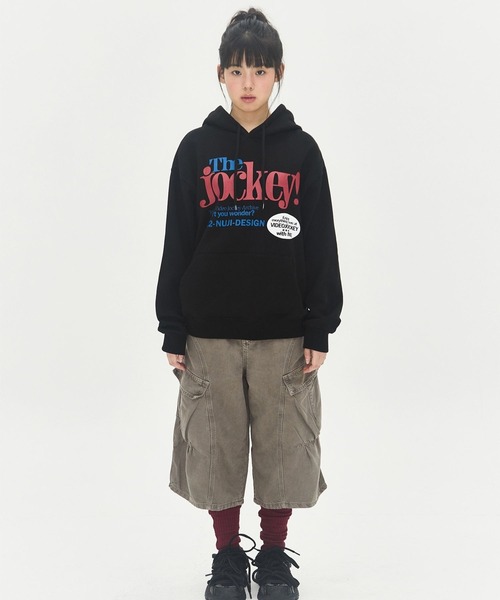 Video Jockey（ビデオジョッキー）の「【UNISEX】VIDEO JOCKEY／VideoMarket フーディー（パーカー・レディース・グレー/クリーム/ブラック・SMALL/MEDIUM）」の15枚目の写真