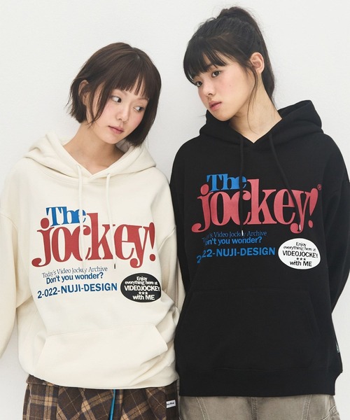 Video Jockey（ビデオジョッキー）の「【UNISEX】VIDEO JOCKEY／VideoMarket フーディー（パーカー・レディース・グレー/クリーム/ブラック・SMALL/MEDIUM）」の19枚目の写真