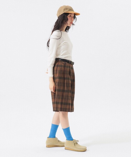 BEAMS BOY（ビームスボーイ）の「リブ クルー 3/4（Tシャツ/カットソー・レディース・ライム/アイボリー/ブルー/グレー・2/1）」の22枚目の写真