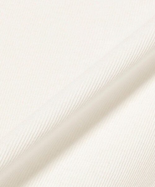 BEAMS BOY（ビームスボーイ）の「リブ クルー 3/4（Tシャツ/カットソー・レディース・ライム/アイボリー/ブルー/グレー・2/1）」の7枚目の写真