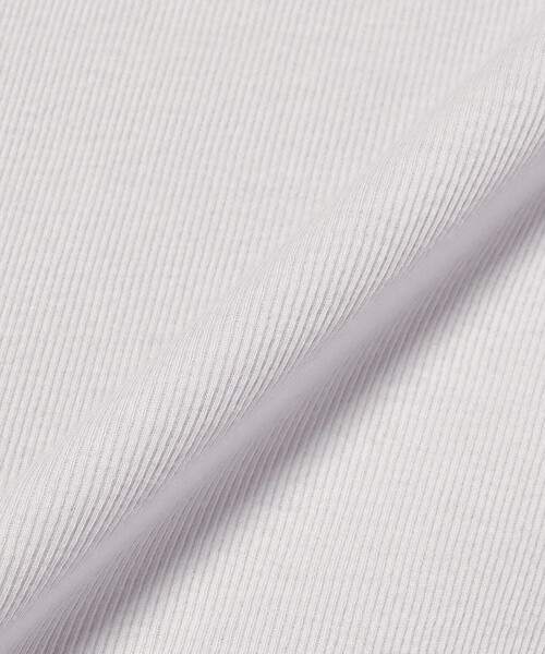 BEAMS BOY（ビームスボーイ）の「リブ クルー 3/4（Tシャツ/カットソー・レディース・ライム/アイボリー/ブルー/グレー・2/1）」の10枚目の写真