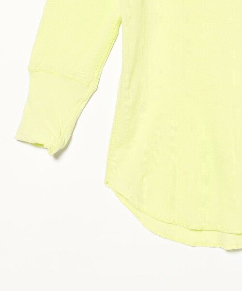 BEAMS BOY（ビームスボーイ）の「リブ クルー 3/4（Tシャツ/カットソー・レディース・ライム/アイボリー/ブルー/グレー・2/1）」の13枚目の写真