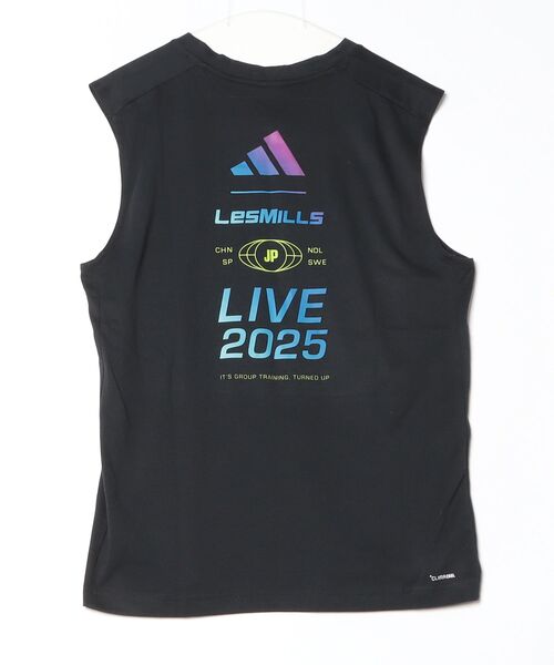 adidas(アディダス)の「LesMills Event Tank Tokyo / アディダス adidas(タンクトップ・メンズ・ブラック/ホワイト・X-LARGE/X-SMALL/SMALL/MEDIUM/LARGE/3XL/XX-LARGE)」の6枚目の写真