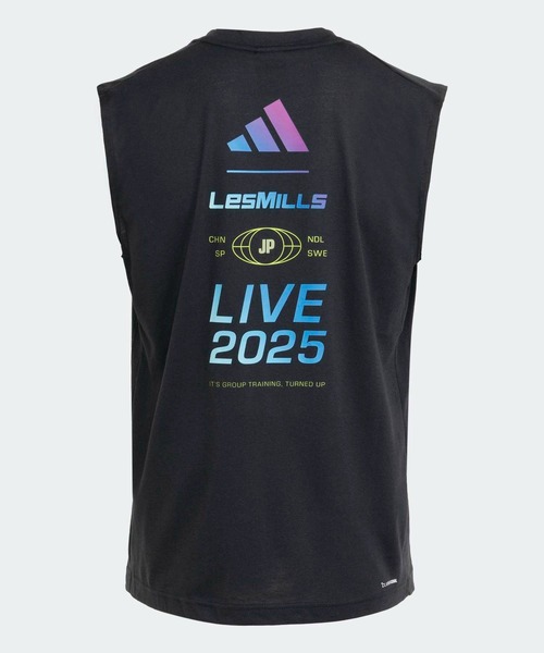 adidas(アディダス)の「LesMills Event Tank Tokyo / アディダス adidas(タンクトップ・メンズ・ブラック/ホワイト・X-LARGE/X-SMALL/SMALL/MEDIUM/LARGE/3XL/XX-LARGE)」の4枚目の写真