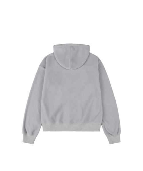 TUOMIO（トゥオミオ）の「OVERSIZED FLEECE HOODIE [LIGHT GREY]（パーカー・レディース・その他・2/1）」の3枚目の写真