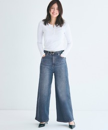 coca（coca） | ムーヴデニムワイドパンツ(デニムパンツ)