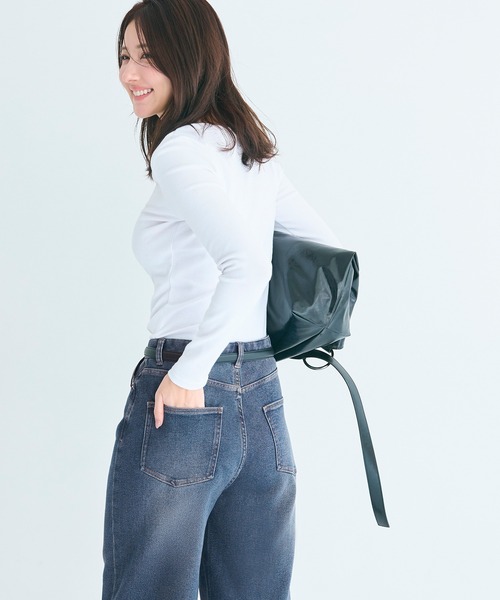 coca（coca）（コカ）の「ムーヴデニムワイドパンツ（デニムパンツ・レディース・ライトブルー/ブルー・L/M/S）」の15枚目の写真