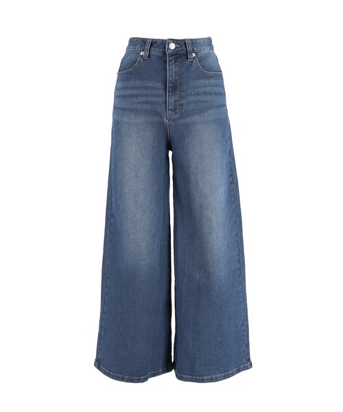 coca（coca）（コカ）の「ムーヴデニムワイドパンツ（デニムパンツ・レディース・ライトブルー/ブルー・L/M/S）」の21枚目の写真