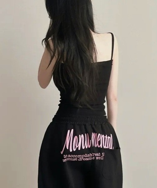 inst.ALL(インストール)の「バックプリントスウェットパンツ(スウェットパンツ・レディース・ブラック/ネイビー/グレー・M)」の13枚目の写真
