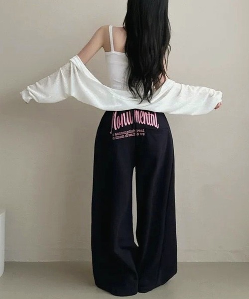 inst.ALL(インストール)の「バックプリントスウェットパンツ(スウェットパンツ・レディース・ブラック/ネイビー/グレー・M)」の16枚目の写真