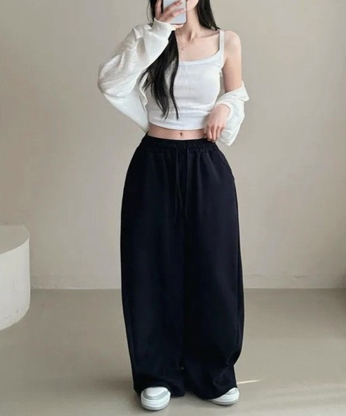 inst.ALL(インストール)の「バックプリントスウェットパンツ(スウェットパンツ・レディース・ブラック/ネイビー/グレー・M)」の19枚目の写真