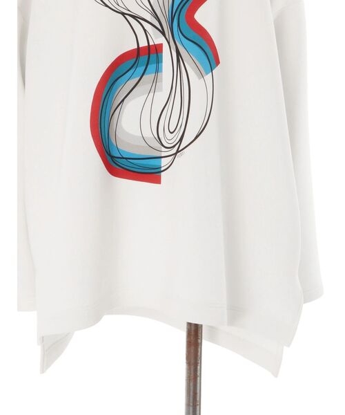 UN3D.（アンスリード）の「STRATUM LAYER LONG T / ストレイタムレイヤーロンT（Tシャツ/カットソー・レディース・ホワイト/ブラック・36/38）」の16枚目の写真