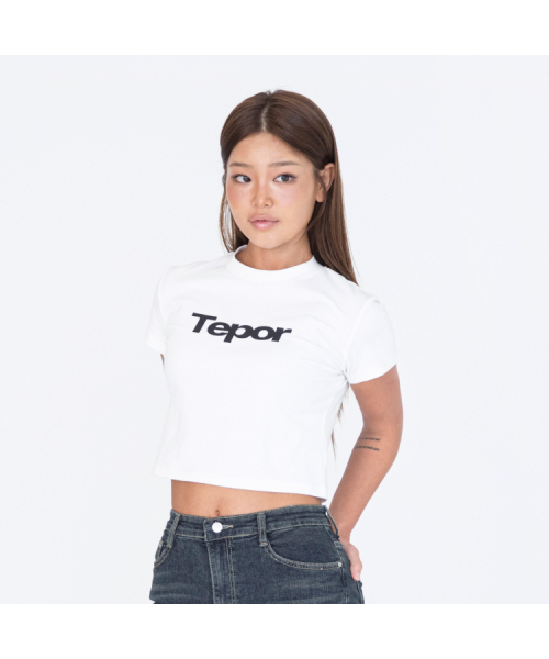 TEPOR(テポール)の「ロゴTシャツ - ホワイト(Tシャツ/カットソー・レディース・その他・FREE)」の2枚目の写真