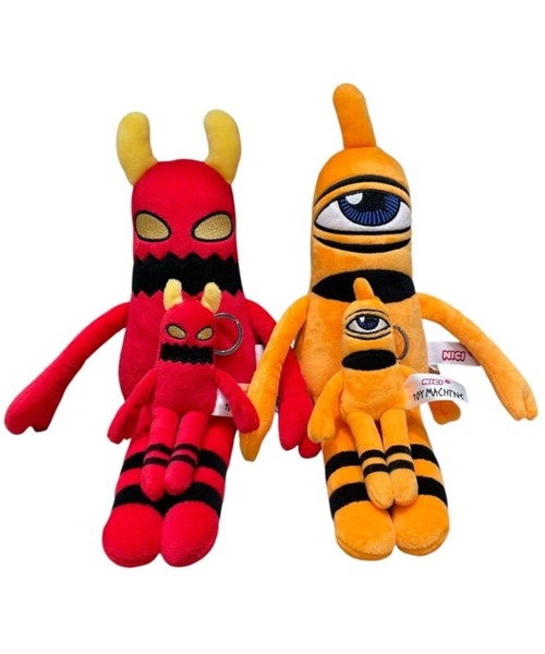 NICI/ニキ ぬいぐるみ 'NICI x TOY MACHINE x MORTAR TOKYO