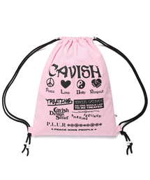 Cavish（カビシ）の「PLUR ジムサック ピンク(CV2FMUAB59A)（バックパック/リュック）」