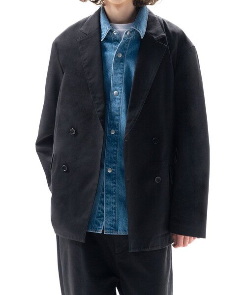 RED KAP（レッドキャップ）の「＜RED KAP × monkey time＞ツイル ダブル ジャケット（テーラードジャケット・メンズ・ベージュ/ブラック・L/M/S）」の2枚目の写真