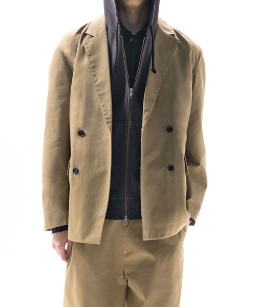 RED KAP（レッドキャップ）の「＜RED KAP × monkey time＞ツイル ダブル ジャケット（テーラードジャケット・メンズ・ベージュ/ブラック・L/M/S）」の3枚目の写真
