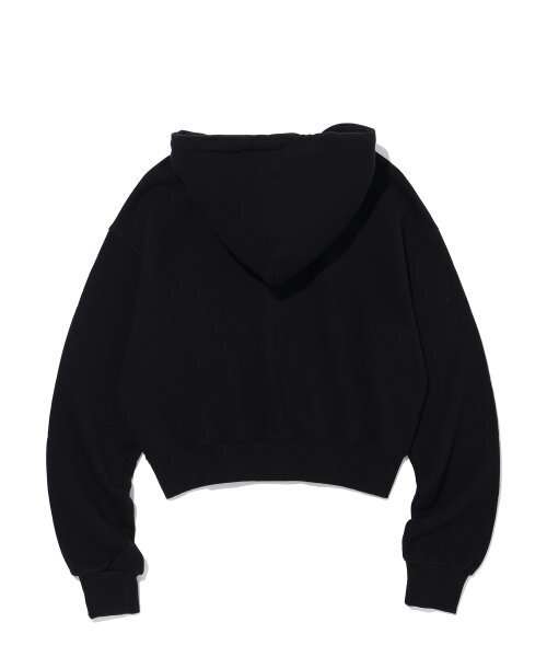 IFYOUWANT（イフユーウォント）の「2 WAY CROP HOOD ZIPUP black（パーカー・レディース・その他・ONE SIZE）」の7枚目の写真
