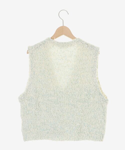 le.coeur blanc（ルクールブラン）の「リボンチュール×スラブVベスト（ベスト・レディース・グリーン系その他/ホワイト系その他・38）」の7枚目の写真