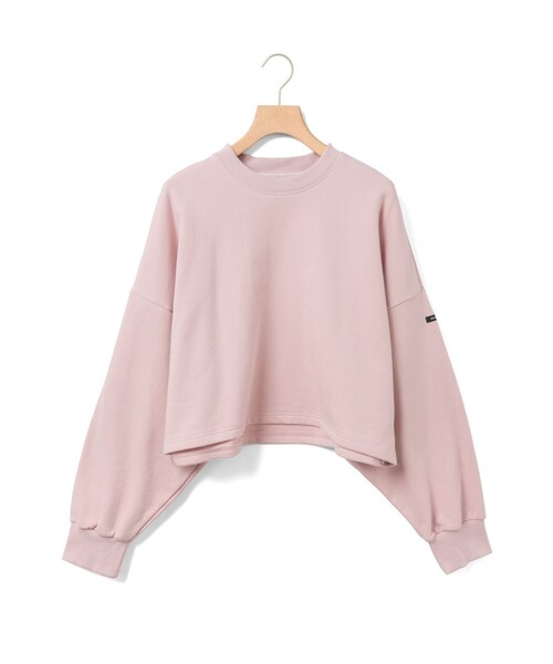 MidiUmi（ミディウミ）の「MidiUmi ショートスウェットプルオーバー（Tシャツ/カットソー・レディース・グリーン/ピンク/キナリ/ネイビー/グレー・FREE）」の22枚目の写真