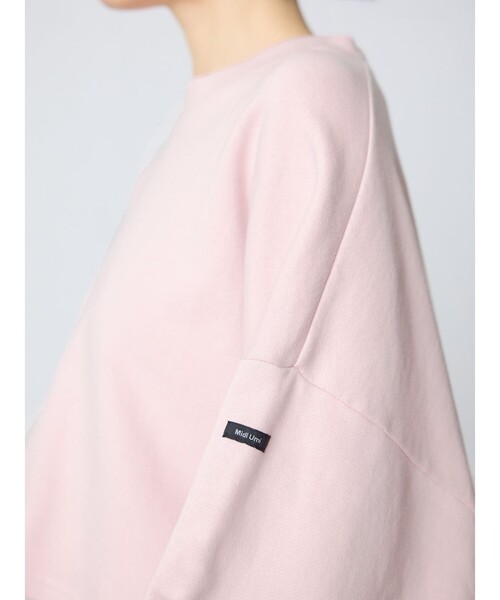 MidiUmi（ミディウミ）の「MidiUmi ショートスウェットプルオーバー（Tシャツ/カットソー・レディース・グリーン/ピンク/キナリ/ネイビー/グレー・FREE）」の10枚目の写真