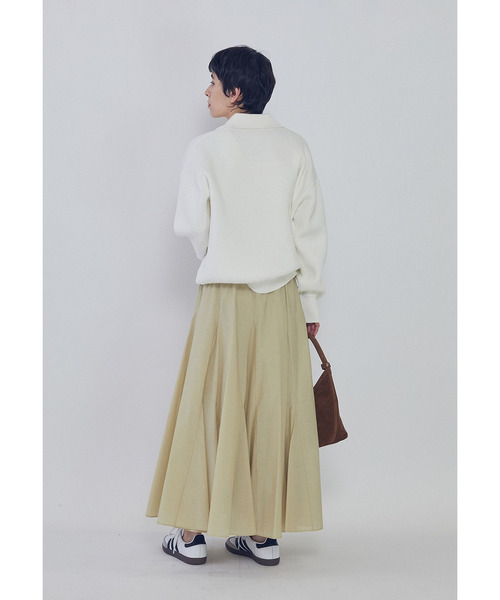 1er Arrondissement(プルミエアロンディスモン)の「タフタボリュームスカート(スカート・レディース・ブルー系その他3/ホワイト系その他3/ベージュ・38/36)」の7枚目の写真