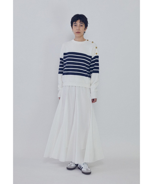 1er Arrondissement(プルミエアロンディスモン)の「タフタボリュームスカート(スカート・レディース・ブルー系その他3/ホワイト系その他3/ベージュ・38/36)」の18枚目の写真