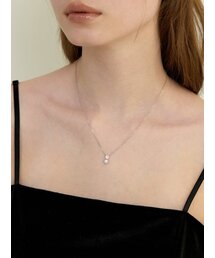 KINDABABY（カインダベイビー）の「peony double cubic necklace（ネックレス）」