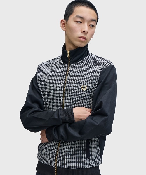 Knitted Front Track Jacket／ニットフロントトラックジャケット