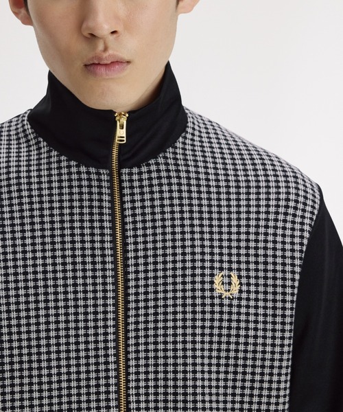 Knitted Front Track Jacket／ニットフロントトラックジャケット
