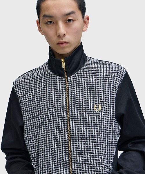 Knitted Front Track Jacket／ニットフロントトラックジャケット