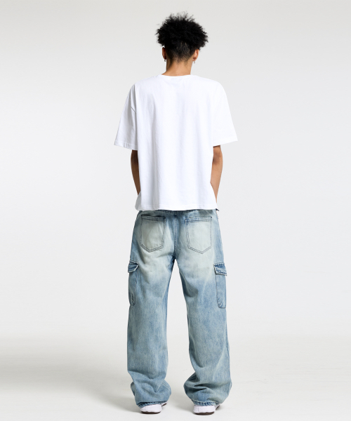 CREAM SODA LAB(クリームソーダラボ)の「シーアルエスディーエル カーゴデニムブルー(デニムパンツ・レディース・その他・XL/L)」の15枚目の写真