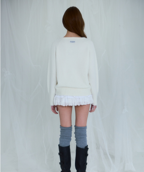 ROSEFRANTZ（ロゼフランツ）の「Fur V-neck Knit [Ivory]（ニット/セーター・レディース・その他・ONE SIZE）」の16枚目の写真