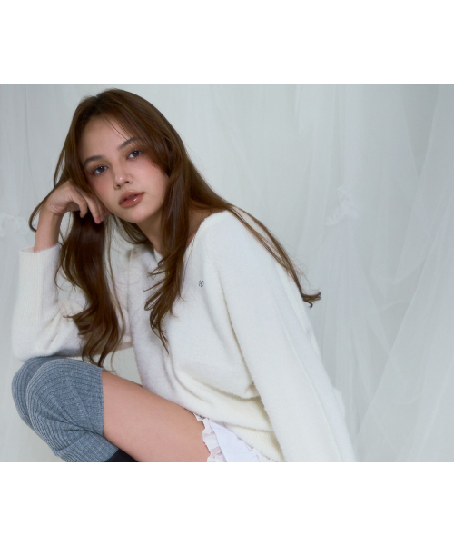 ROSEFRANTZ（ロゼフランツ）の「Fur V-neck Knit [Ivory]（ニット/セーター・レディース・その他・ONE SIZE）」の10枚目の写真