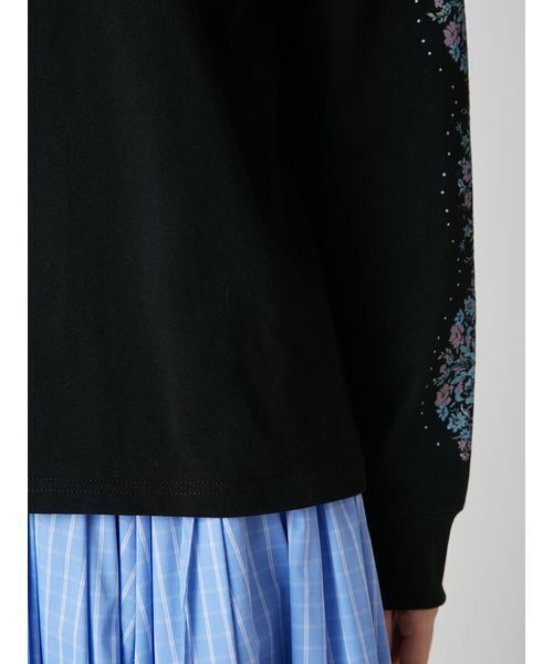 LILY BROWN（リリーブラウン）の「love letter ロングスリーブTシャツ（Tシャツ/カットソー・レディース・ホワイト/グレー/ブラック・F）」の11枚目の写真