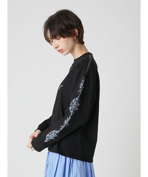 LILY BROWN（リリーブラウン）の「love letter ロングスリーブTシャツ（Tシャツ/カットソー・レディース・ホワイト/グレー/ブラック・F）」の13枚目の写真