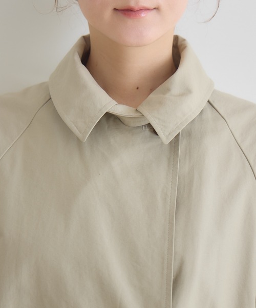 KATHARINE ROSS（キャサリンロス）の「【KATHARINE ROSS】ステンミドルコート（ステンカラーコート・レディース・ベージュ/ピンク・FREE）」の18枚目の写真