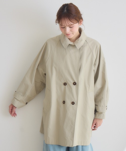 KATHARINE ROSS（キャサリンロス）の「【KATHARINE ROSS】ステンミドルコート（ステンカラーコート・レディース・ベージュ/ピンク・FREE）」の15枚目の写真
