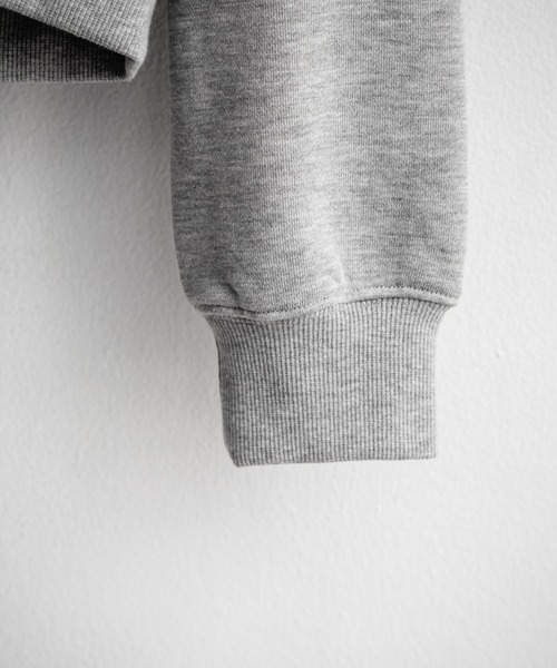 Rocky Monroe（ロッキーモンロー）の「オーバーサイズ 裏毛ショート丈長袖ダブルジップパーカー（パーカー・メンズ・アッシュ/ブラック/ネイビー/グレー・M/XL/L）」の10枚目の写真