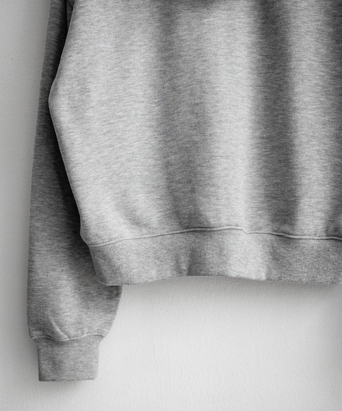 Rocky Monroe（ロッキーモンロー）の「オーバーサイズ 裏毛ショート丈長袖ダブルジップパーカー（パーカー・メンズ・アッシュ/ブラック/ネイビー/グレー・M/XL/L）」の15枚目の写真