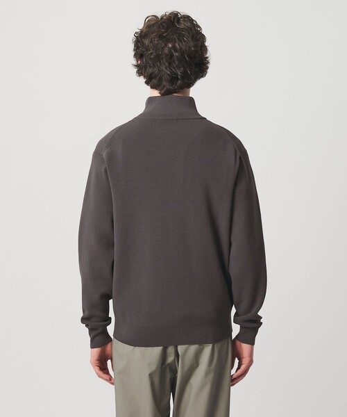 UNITED ARROWS（ユナイテッドアローズ）の「コットン/ポリエステル アゼ ドライバーズ ニット（カーディガン/ボレロ・メンズ・グレー系/ブラック・S/L/M/XL）」の10枚目の写真