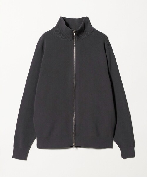 UNITED ARROWS（ユナイテッドアローズ）の「コットン/ポリエステル アゼ ドライバーズ ニット（カーディガン/ボレロ・メンズ・グレー系/ブラック・S/L/M/XL）」の11枚目の写真