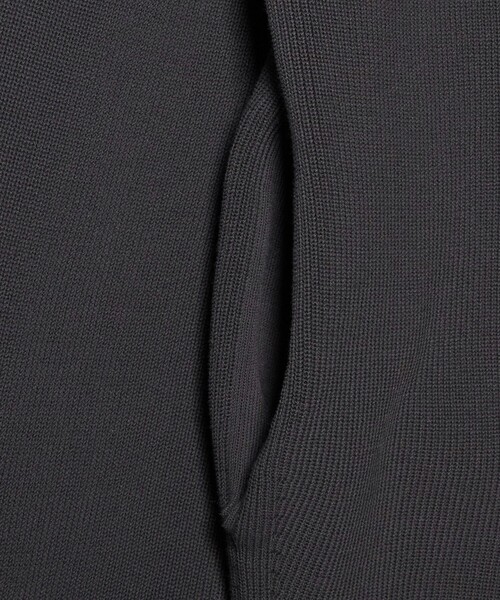UNITED ARROWS（ユナイテッドアローズ）の「コットン/ポリエステル アゼ ドライバーズ ニット（カーディガン/ボレロ・メンズ・グレー系/ブラック・S/L/M/XL）」の16枚目の写真