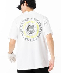 ニューエラゴルフ ミッドネック半袖Tシャツ サークルロゴ