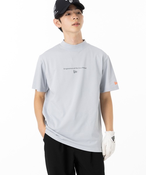 NEW ERA(ニューエラ)の「ニューエラゴルフ ミッドネック半袖Tシャツ サークルロゴ(ポロシャツ・メンズ・ブラック/ホワイト/グレー・XXL/XL/L/M/S)」の5枚目の写真