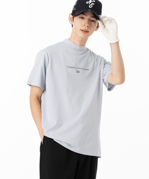 NEW ERA(ニューエラ)の「ニューエラゴルフ ミッドネック半袖Tシャツ サークルロゴ(ポロシャツ・メンズ・ブラック/ホワイト/グレー・XXL/XL/L/M/S)」の6枚目の写真