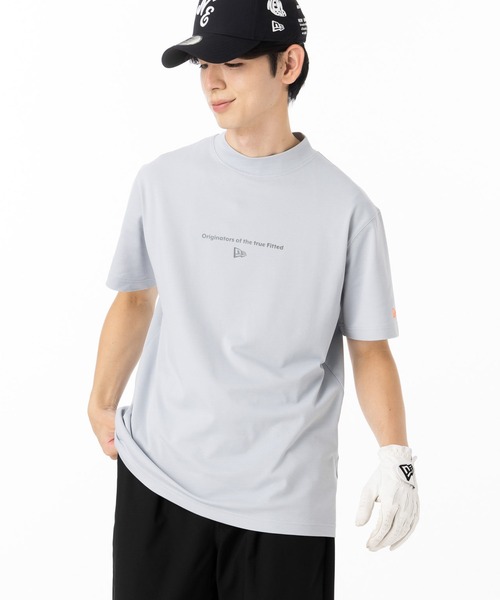 NEW ERA(ニューエラ)の「ニューエラゴルフ ミッドネック半袖Tシャツ サークルロゴ(ポロシャツ・メンズ・ブラック/ホワイト/グレー・XXL/XL/L/M/S)」の7枚目の写真