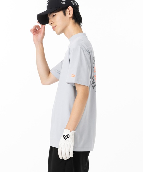 NEW ERA(ニューエラ)の「ニューエラゴルフ ミッドネック半袖Tシャツ サークルロゴ(ポロシャツ・メンズ・ブラック/ホワイト/グレー・XXL/XL/L/M/S)」の9枚目の写真